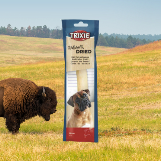 Trixie Buffalo Tail – Bivalyfarok Jutalomfalat (30 cm)